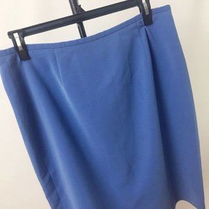 Blue pencil skirt work Sz 16